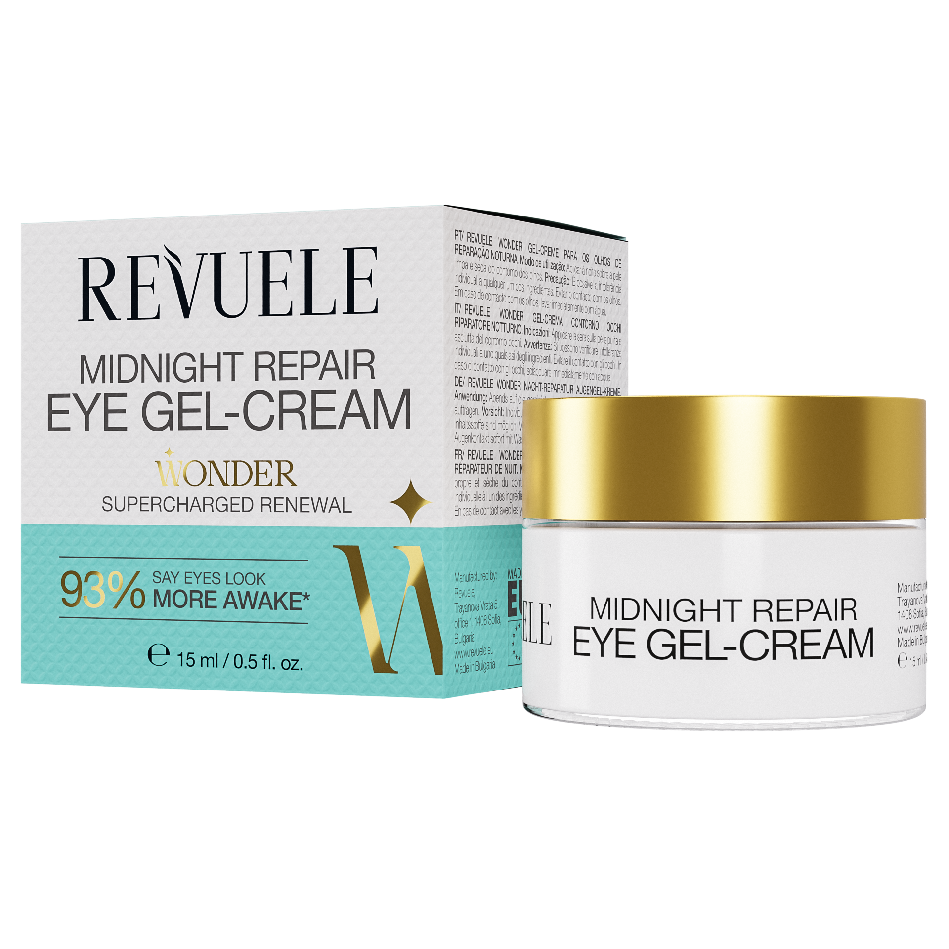 Revuele Wonder Midnight Repair Eye Gel-Cream 15ml