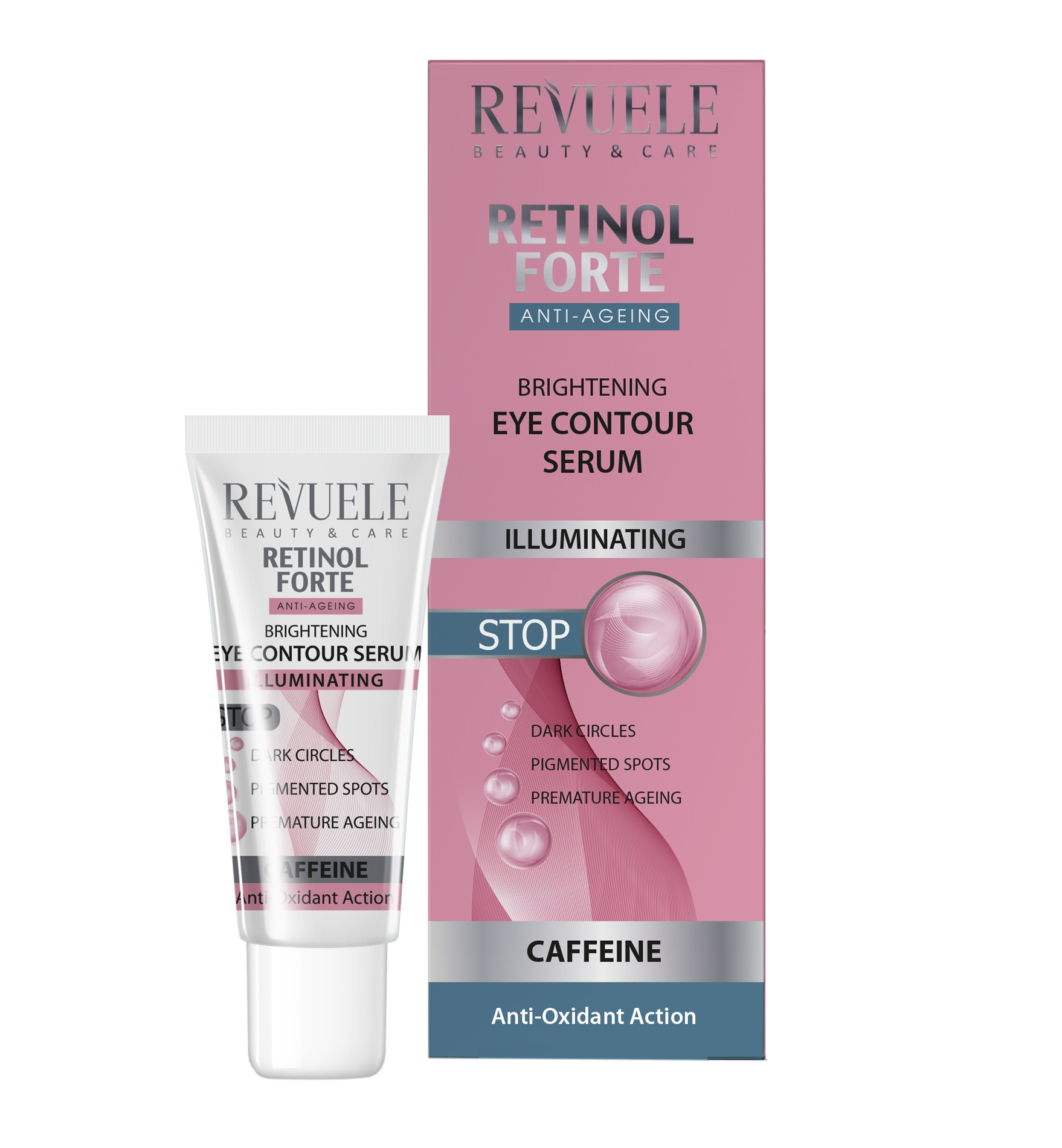 Revuele Retinol forte - Brightening eye contour serum