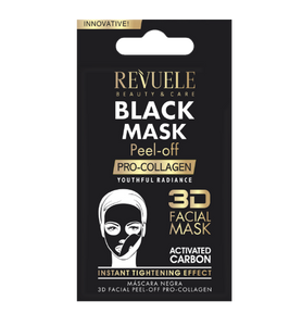 Revuele sachet peel off black mask 3D pro collagen 15 ml